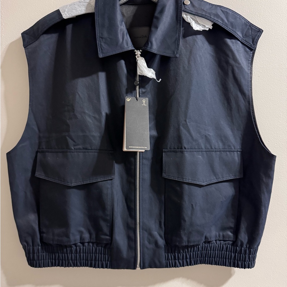 Massimo Dutti Navy Women's Vest